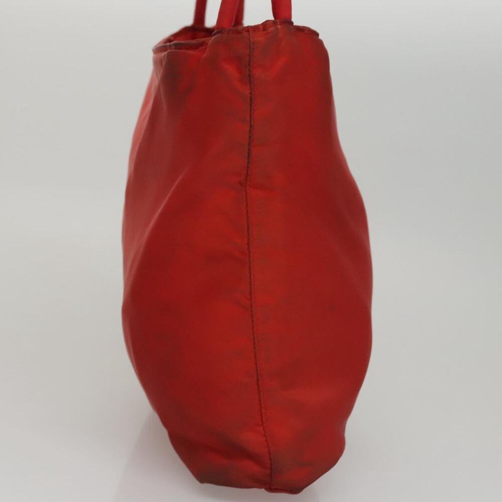 PRADA Shoulder Bag Nylon Red - Picture 5 of 13